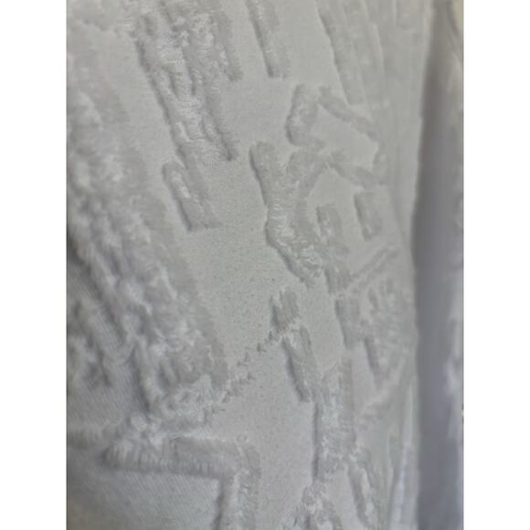 Parsley & Sage White Sleeveless Abstract Textured Top Size Medium Boho Lagenlook - Picture 6 of 8